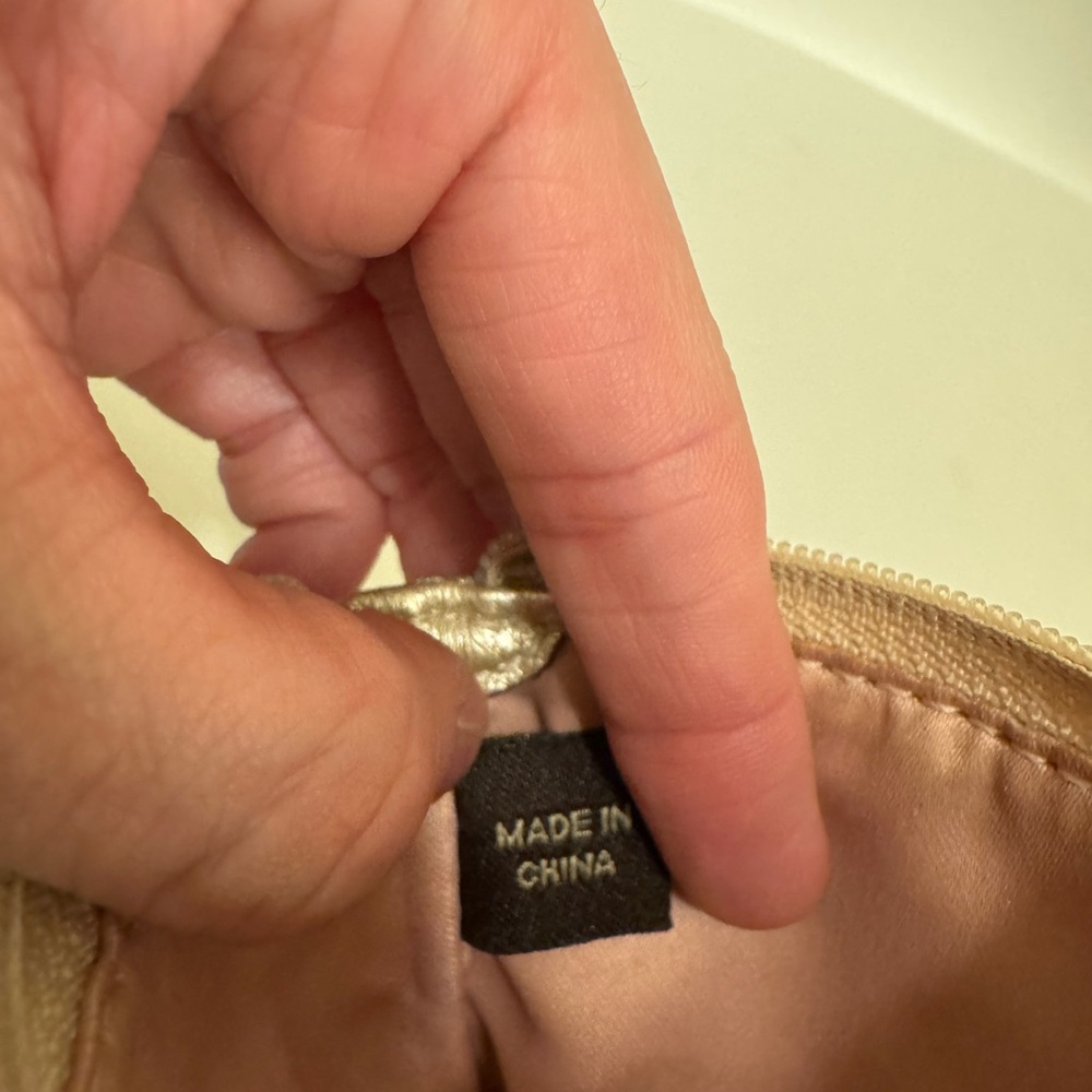 Coach Metallic Gold Wristlet - image 5